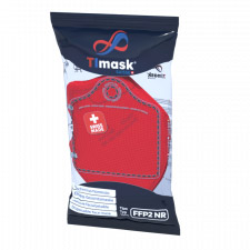 Busta TImask Mascherine FFP2 NR rosso 5 pezzi